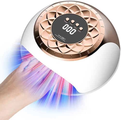 Nail Fungus Lase Device 【S9 Upgrade Display time 10Min/7Min/5Min/3Min】【57 Fully Radiant Light Beads】Enhanced 405nm Infrared Light + 365nm Blue Light Antifungal Lase, Safe&Reliable(European charger)