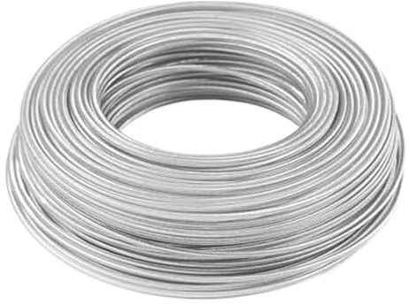 AMENGJ Fil de Coupe-Bordures en Nylon et Acier, 2,4 mm/3 mm, 45 m/60 m(2.4mmx60m)