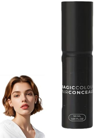 Tiveno Hair Concealer Cream, Magi ccolour Hair Concealer 50ml, Hairfillup Concealer, für Frauen und Männer für einen natürlichen voluminisierten Look (Hellbraun) (Dunkelbraun)