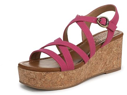 Blowfish Malibu Women's Aurora Sandal, Fuchsia Suede, 7 UK