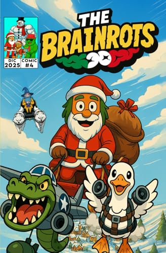 THE BRAINROTS #4 - Numero Quattro - il fumetto dei personaggi Italian Brainrot - [ Edizione Speciale Natalizia! ]: 4 Storie a Fumetti in Italiano [Natale Cover A]