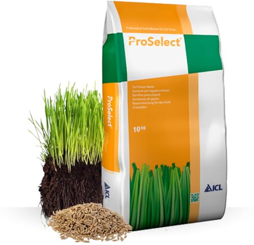 Gazon a semer ICL Grand Espaces 10 kg | Graines de Gazon Espaces Publics & Privés| Semence Universel Densité Maximale pour Couverture Uniforme