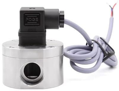 LeTkingok Stainless Steel Oval Gear Flow Meter, High Precision Oil/Diesel Flow Sensor with G3/4 Thread
