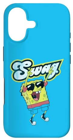 Hülle für iPhone 17 Spongebob Schwammkopf Swag Distressed