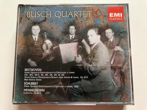 Streichquartette von Beethoven, Schubert und Mendelssohn