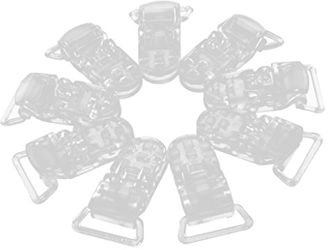Sharplace 10ere Set Schnullerclip für Schnullerkette Schnullerkettenclip Schnuller Halter