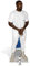 Star Cutouts Ltd Kanye West T-Shirt Lifesize Cutout-166 cm, Karton, 166 cm hoch
