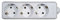 Base Multi Regleta 3 Enchufes con Toma de Tierra sin Cable Policarbonato P0320