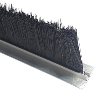 Bürstendichtung 100cm Alu-T-Profil Zugluftstopper Fliegendichtung Rolladendichtung