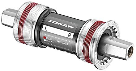 Token TK866CM BSA 110,5MM Innenlager BSA JIS 4-Kant 110,5mm 68mm (2-f. Road), Silber