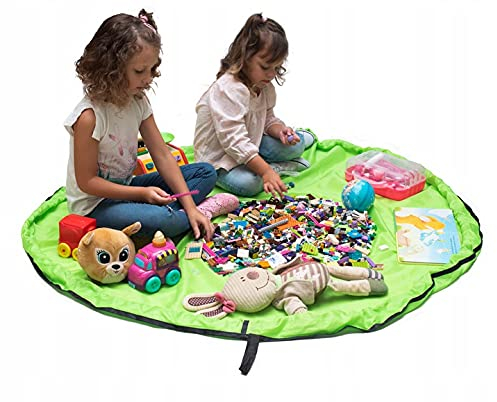 Kinder Spielteppich - Spielmatte Kinder - Matte - Aufbewahrungstasche XXL - Kinder Tasche - Spielmatte Faltbar - Spielzeugaufbewahrung Für Kinder - Spielzeug Organizer - Kinder Matte - Storage Bag