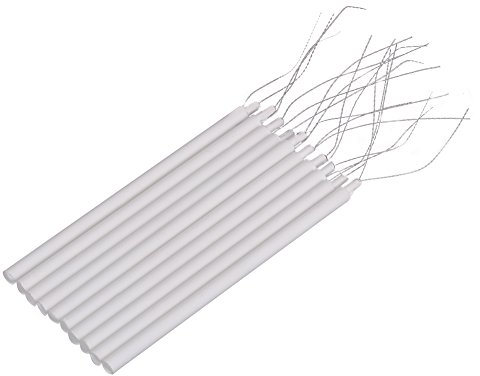 Xinwoer Keramische Heizelemente, 10 Stück, 220V, 20W, 8,3 x 0,4 cm, Kabelgebunden, Bleistiftstil, für Lötkolben, Schmucklöten