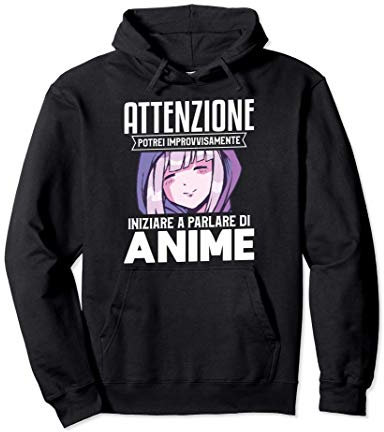 Kawaii Regalo Otaku Giapponese Per Un Amante Degli Anime Felpa con Cappuccio