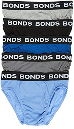 Bonds Culotte hipster pour homme, Assortis (lot de 5), M