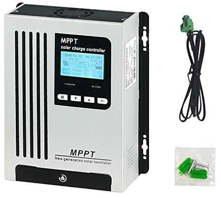 SOLAFANS 48V 65A MPPT Regolatore solare Sveglia automatica Batteria scarica DC150V 12V 24V 48V Ingresso fotovoltaico massimo 3560W per batterie selezionabili