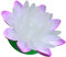 SOLUSTRE LED Lotus Laterne Künstliche Seerosen Schwimmlicht Lotusblume Wunschlicht Kerzen Licht Teichleuchte Teichlicht für Pool Teich Garten Deko Beleuchtung Lila