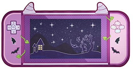 GeekShare Halloween-Mauspad mit Sternenhexe, rutschfeste Gummiunterseite für Tastatur und Maus, perfekt für Gaming, Schreiben und Heimbüroarbeit