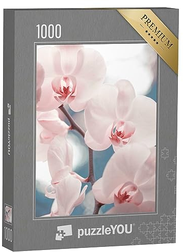 puzzleYOU: Puzzle 1000 Teile „Zartrosa Phalaenopsis-Orchidee“ – aus der Puzzle-Kollektion Orchideen