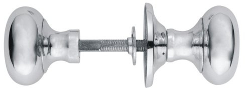 Ironmongery Solutions® Architectural Mushroom Rim Knob for Doors Rim Lock Knobs, Gate Handle, Rim Knob, Door Knob Handles in Multiple Finishes Size -56x52mm. (Polished Chrome)
