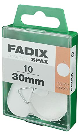 Box M 10 Stück selbsthaftender Anhänger 30 mm FADIX