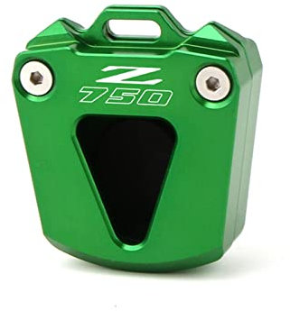 RAEFY pour Kawasaki Z750 Z 750 2002-2012 2011 2010 étui à clés de Moto Coque de Protection et Broderie Porte-clés Anneau Accessoires (Couleur : Green Cover, Taille : Normal)