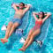 Orifinter XL Luftmatratze Pool, 2 Stück Pool Zubehör Wasserhängematte, 4 IN 1 Luftmatratze Wasser Pool Spielzeug, Luftmatratze Pool Erwachsene, Wasserspielzeug für Sessel Hängematte Matratzen Sitz