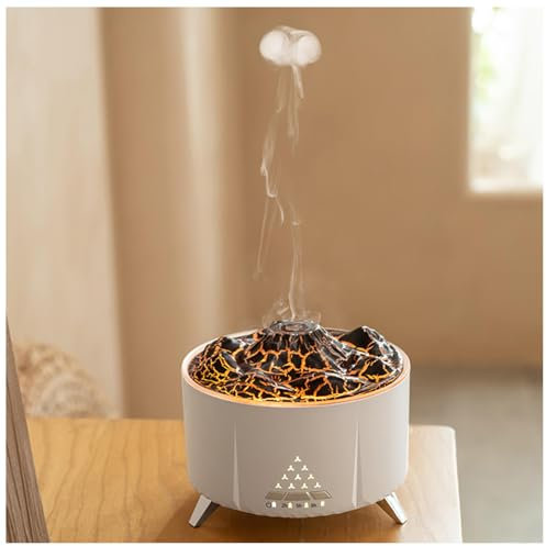 Delyx Essential Oil Diffusers Small Humidifier And Air Purifier In One, Whole House Humidifiers Bluetooth Speaker, Essential Oil Diffusers Humidifiers For Bedroom Vicks,White
