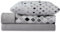 Paula Home Juego Sábanas Coralina 3 Piezas Invierno, Polar Franela Térmica 240Gr/M² Incluye Bajera Ajustable +30cm, Encimera y Funda Almohada. (Gris 150x190/200+30cm para Cama de 150)