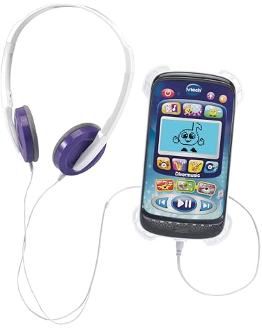 VTech - Música y Juegos para Preescolar Divermusic, Reproductor Musical Interactivo para Escuchar, Cantar y Bailar Musicales, Versión ESP