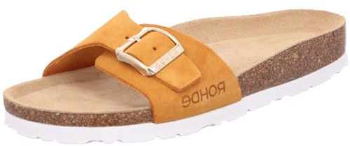 Rohde ALBA Damen, Frauen, Pantoletten, Slipper,Slides,Sandalen,Sommerschuhe,Freizeitschuhe,Slipper,Slip-ons,Backless Slipper,Fox,42 EU