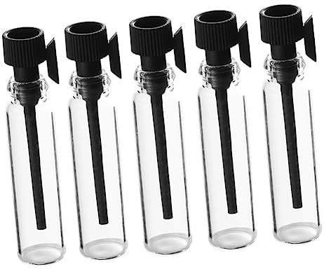 DOITOOL 100piezas Frascos Recargables Vidrio Gotero Cosméticos Aceites Esenciales Fácil