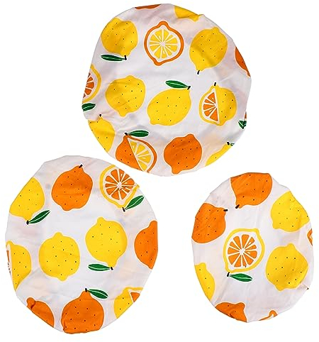PRETYZOOM 3pcs Cotton Bowl Covers Food Preservation Cloths Reusable Food Dust Covers