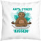 LIEBTASTISCH - Kissen mit Spruch - Anti-Stress - Yoga - Ruhe - Chillen - Geburtstag - Geburtstagsgeschenk - Kissen fürs Wohnzimmer - 40cm x 40cm mit Füllung
