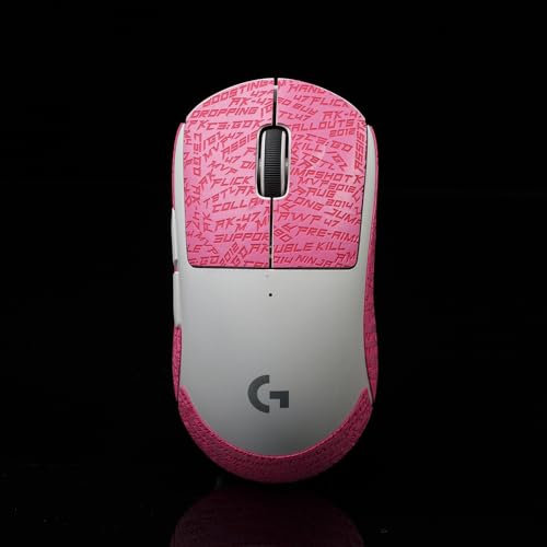 Nastro adesivo per mouse compatibile con Logitech G Pro X Superlight GPW GPXS G Pro X Superlight 2 Gaming Mouse Skate Lizard Skin Antiscivolo Succhiare Sudore Adesivo Pre-Cut