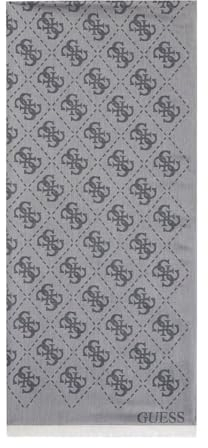 GUESS Ruma Jacquard Scarf Navy Logo