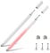 Twiller Stylus Pen, Universal Tablet Pens Touch Screen for All Tablet, Tablet Pen with Magnetic Cap for Apple/iPhone/iPad pro/Mini/Air/Android/Microsoft and Other Devices 2 Pack White Pink