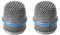 RK320 Replacement Grille for Shure BETA 57A Dynamic Instrument Microphone, with Insert Windscreen, Silver Color, 2 Pack