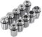 Set di Pinze Er20 Sprg 12 × 5 × 4 10 Pezzi Set Er20 Set di Pinze in Acciaio Ad Alta Molla Fresatura Cnc Tornio Strumento Katsu Pinza Incisione