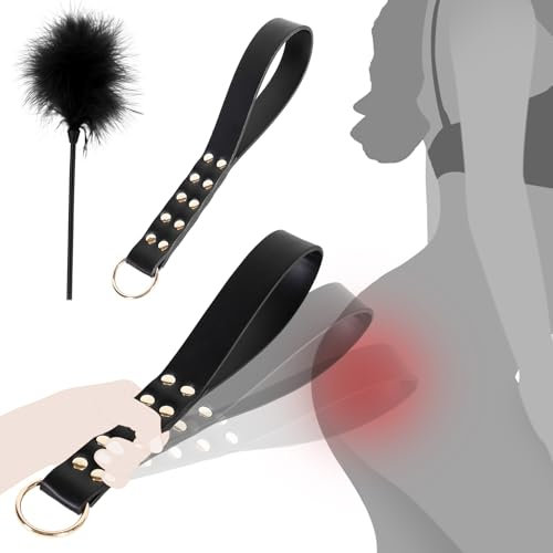 BDSMYEE Fouet SM Jouet Sexuel Plume Fouet, Adultes Flirt Cosplay Sex Fouet Accessoires de Bondage pour les Couples