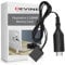DevineCustomz® PS1/PS2 To HDMI Adapter, No Extra Box/Adaptor Required Staight Through Cable Multifunctional HDTV HDMI Cable Adapter for PS1/PS2