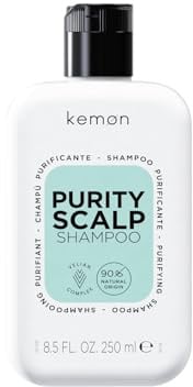 Kemon - Purity Scalp Purifying Shampoo, reinigt die Kopfhaut effektiv, wirkt reinigend, absorbiert überschüssigen Talg, 250 ml