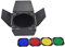 Veemoon 1satz Fotografie Lampe Zubehör Teiligem Barrier Kit Hochwertige Baffles Und Farbfilter Für Blitzlampen Langlebig Und Stylisch Für Verschiedene Lichtquellen