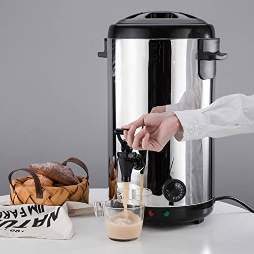 QGKWJP Olla Termo- Caldera de Agua Eléctrica Instantánea de Agua Caliente- Hervidor de Agua Eléctrico- Café para Buffet y Fiesta- Olla de Agua Caliente Grande con Grifo- Temperatura Ajustable, 8L