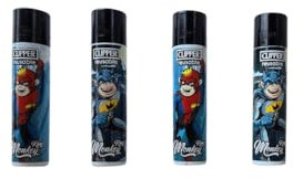 Clipper Feuerzeuge, Set mit 4 Stück, außergewöhnliche Motive (Monkey King Hero 3)