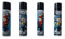 Clipper Feuerzeuge, Set mit 4 Stück, außergewöhnliche Motive (Monkey King Hero 3)
