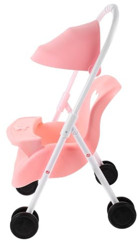 KOMBIUDA Poussette De Jeu pour Poupée Poussette Simulée Accessoire De Maison De Jeu