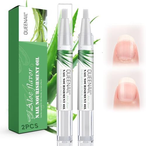 2 Pièces Huile Cuticules Ongles Stylo, Stylos à Huile pour Cuticules Nail Nutrition Oil Soin, Cuticules des Mains et des Pieds, pour ongles Réparer les Fissures et sèches