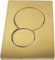 Daaxing Dual Flush Plate Fits For GEBERIT Sigma01 Chrome Dual Flush Plate Actuator Plate Push Plate Toilet Cistern Replacement Parts (Brushed gold)