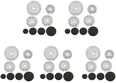 Qarmijaer 40 PCS Cooker Hat Set Oven Gas Hob Burner Crown Flame Cap Replacement Kit Fits Most Gas Stove Burners Head