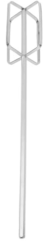 Uonlytech Rührbesen für Handmixer aus Edelstahl Langer Rührbesenaufsatz für Bohrmaschinen Ersatz Rührwerkzeug für Tiefe Töpfe und Rührschüsseln Kompatibel als Ersatzteil für Küchenmixer